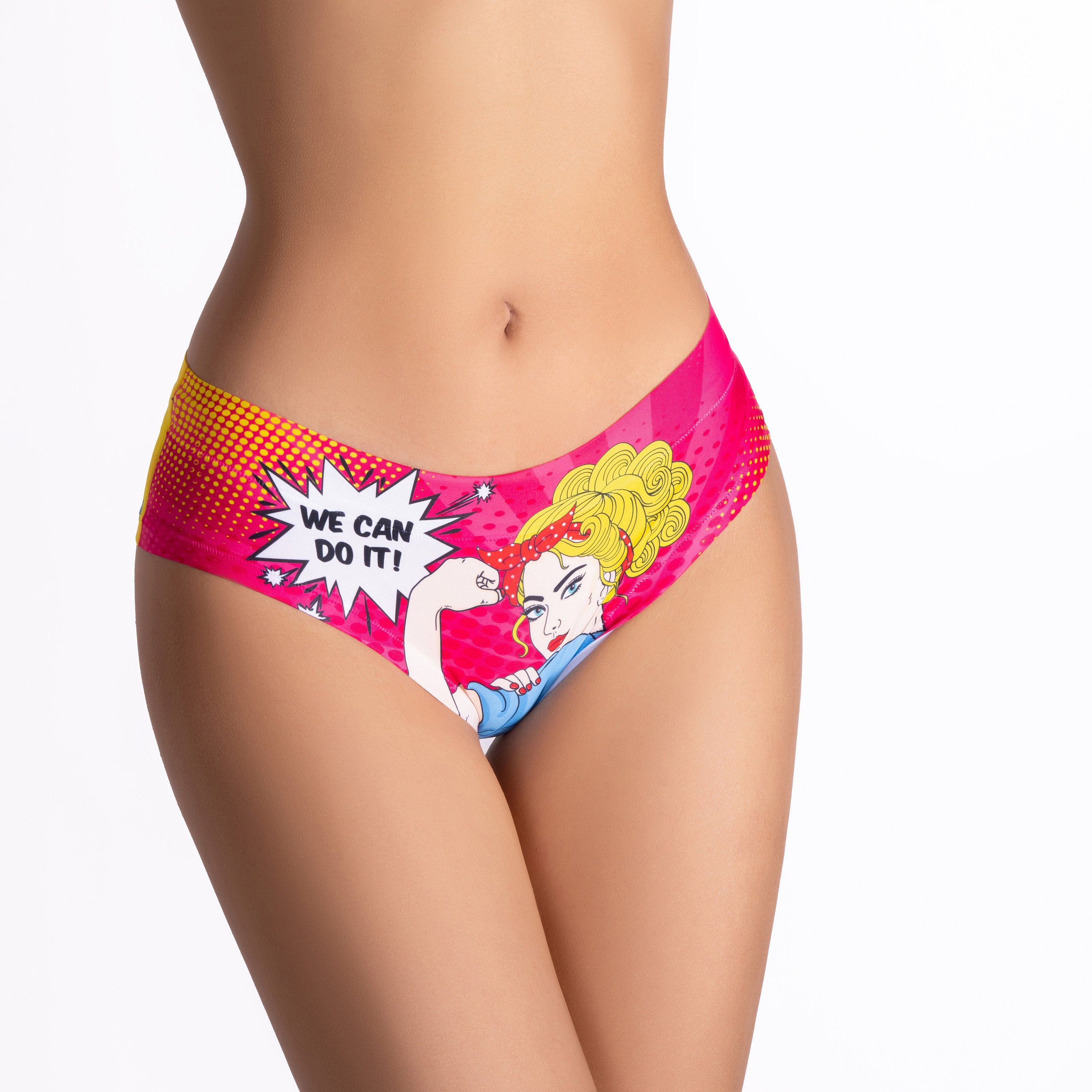 Cute Slogan & Cat Print Briefs, Comfy Breathable Stretchy Intimates  Panties, Women's Lingerie & Underwear