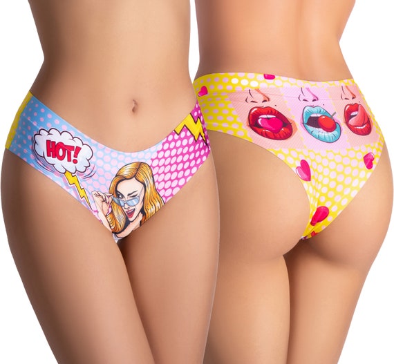 Anime Lingerie, Cheeky Underwear, Teen Panties, Seamless Underwear, Cosplay  Lingerie 