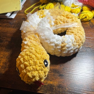 Snake Crochet Amigurumi, Plushie, soft