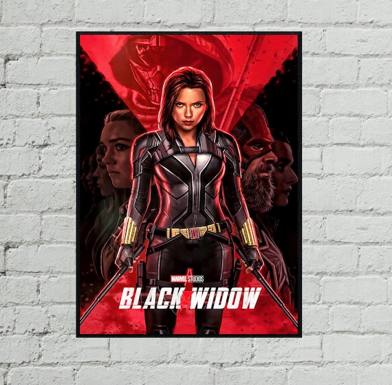 Black Widow Art Poster