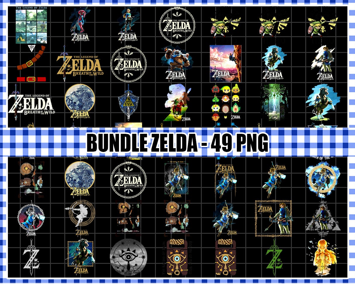 Zelda Game Legend Of Zelda Z Bundle Logo Zelda Png Bundle Etsy