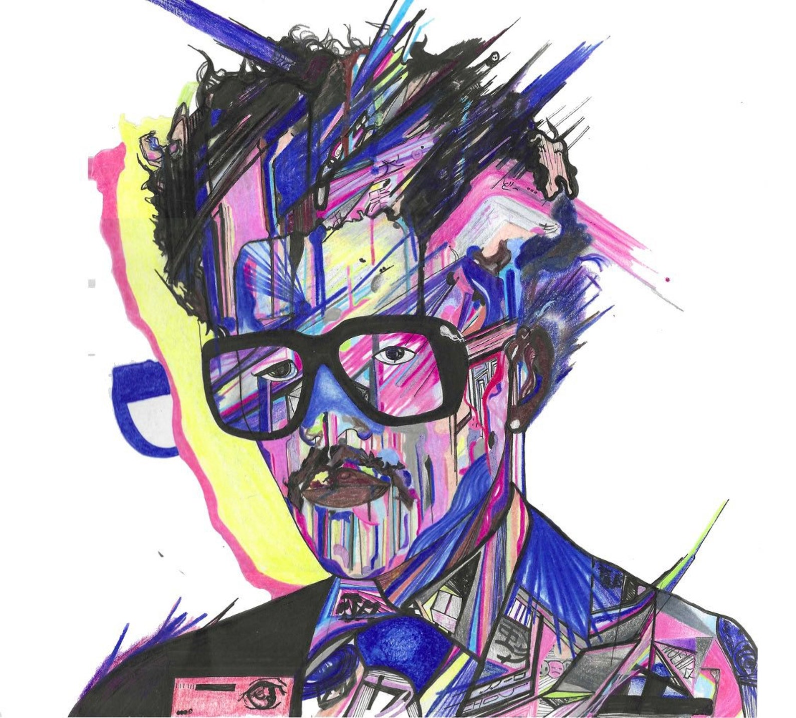 The weeknd art print Glass Tables Etsy