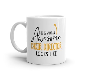Impresionante Director de Coro Taza-Regalo Para Director de Coro-Director de Coro Tazas-Director de Coro Ideas de Regalo-Taza Única