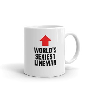 Taza de liniero - El liniero más sexy del mundo - Regalo divertido de liniero - Taza divertida de liniero - Regalo divertido de liniero - El mejor liniero del mundo - Tazas imagen 2