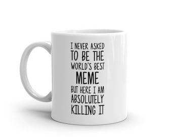 's Werelds beste meme mok-grappige meme cadeau-meme koffie mok-meme quote-beste meme ooit-grootste meme-mokken-grap