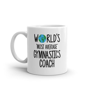 Tazza per allenatore di ginnastica più media al mondo-Regalo di compleanno per allenatore di ginnastica-Regalo divertente per allenatore di ginnastica-Tazza divertente-Tazze