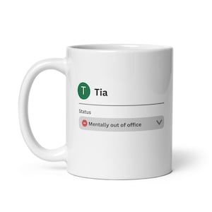 Funny Gift For Tia, Tia Coffee Mug, Sarcastic Tia Office Cup, Work From Home Tia Present, Tia Tea Mug, Birthday Gift For Her