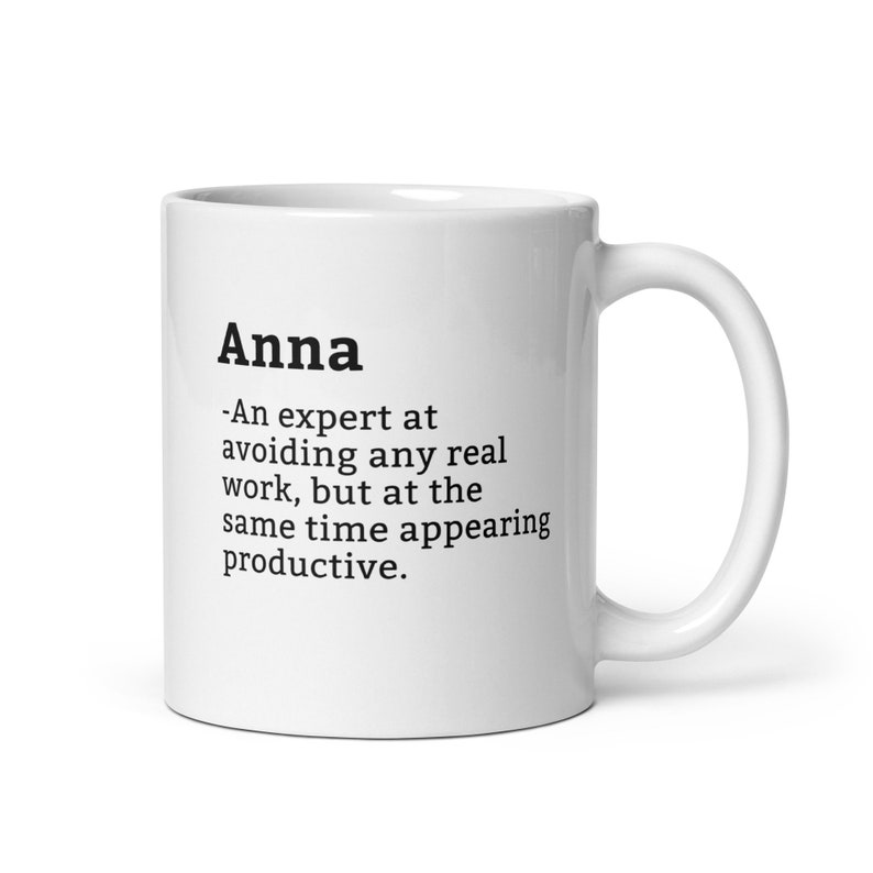 Anna Mug-Coworker Mug-Anna Definition Mug-Personalised Anna Mug-Custom Anna Mug-Funny Work Gift-Mug For Coworker