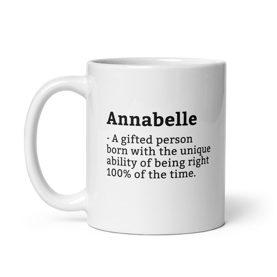 Sarcastic Annabelle Mug-annabelle Definition Mug-funny - Etsy Sarcastic Annabelle Mug-annabelle Definition Mug-funny - Etsy