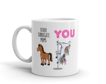 Surrogate Mom Gift-Surrogate Mom Mug-Awesome Surrogate Mom Mug-Surrogate Mom Unicorn Mug-Surrogate Mom Coffee Mug-Best Surrogate Mom