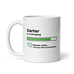 Carter Mug-Carter Gift-Divertente Carter Present-Carter sta ricaricando-Carter Joke Mug-Under 10-Sarcastic Carter Gift-11oz