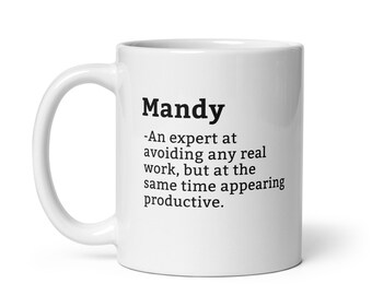 Mandy Mug-Coworker Mug-Mandy Definition Mug-Personalised Mandy Mug-Custom Mandy Mug-Funny Work Gift-Mug For Coworker