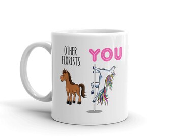 Florist Geschenk-Florist Tasse-Tolle Florist Tasse-Florist Einhorn Tasse-Florist Tasse-Florist Kaffeebecher-Beste Florist Tasse-Lustig