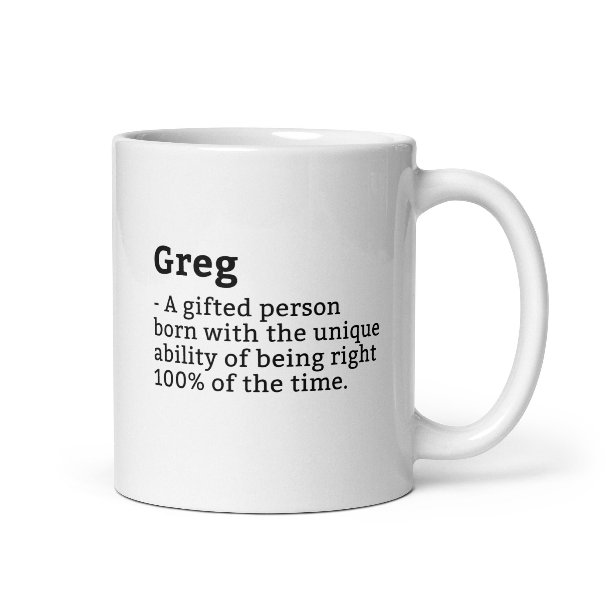 Sarcastic Greg Mug-greg Definition Mug-funny Greg Mug-personalised Greg Mug-custom  Greg Mug-funny Mugs - Etsy