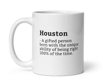 Sarcastische Houston mok-Houston definitie mok-grappige Houston mok-gepersonaliseerde Houston mok-aangepaste Houston mok-grappige mokken