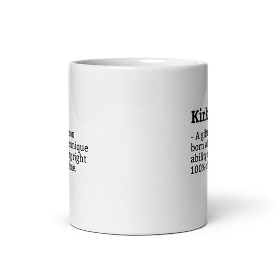 Captain Kirk Mug Star Trek Beyond Style Inspire White Ceramic Mug