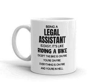 Lustiges Legal Assistant Becher-Geschenk für Rechtsbeistand-Neue Rechtsbeistandsbecher-Tasse für Rechtsbeistand-Sein ein Rechtshelfer ist Easy-Mugs