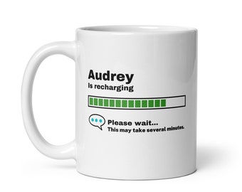 Audrey Becher-Audrey Geschenk-Lustige Audrey Geschenk-Audrey lädt Audrey Witz Becher-Unter 10-sarkastische Audrey Geschenk-11oz