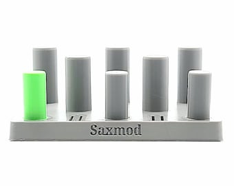 Supporto per bocchini personalizzabile Saxmod 2.0 per strumenti a fiato in legno e ottone.