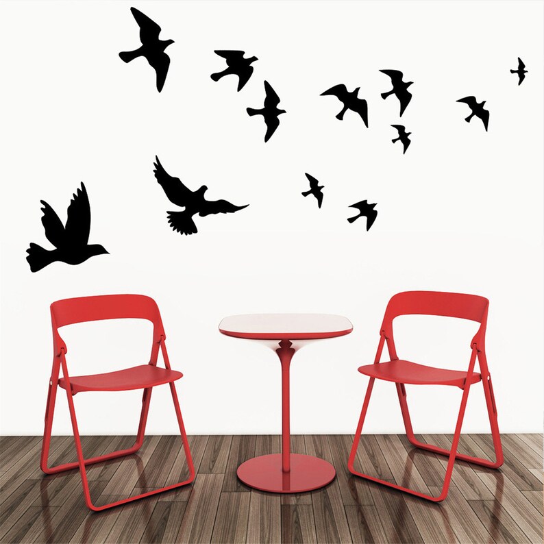 Anti-Collision Window Alert Bird Stickers Glass Door Protection Save Birds Window Decals Set of 15 Silhouettes Anti-Collision Window Alert Bird Stickers Glass Door Protection Save Birds Window Decals Set of 15 Silhouettes