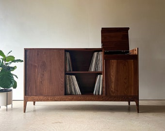 The Admiral | Solid Wood | Modern Record Console