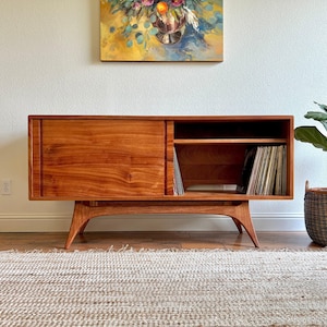Solid Wood Sideboard – Handmade Media Console, Modern Storage Cabinet, "The Celine" image 2