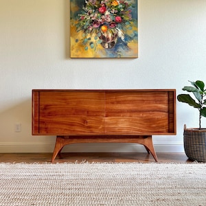 Solid Wood Sideboard – Handmade Media Console, Modern Storage Cabinet, "The Celine" image 1