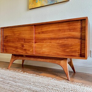 Solid Wood Sideboard – Handmade Media Console, Modern Storage Cabinet, "The Celine" image 5