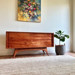 Solid Wood Sideboard – Handmade Media Console, Modern Storage Cabinet, "The Celine" image 3