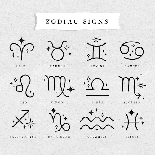 Zodiac Sign Svg Bundle Gemini Svg File for Cricut Astrology - Etsy