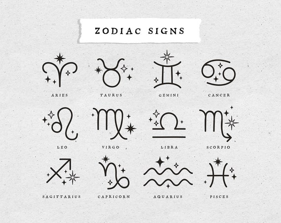 Zodiac Sign Svg Bundle Gemini Svg File for Cricut Astrology - Etsy ...