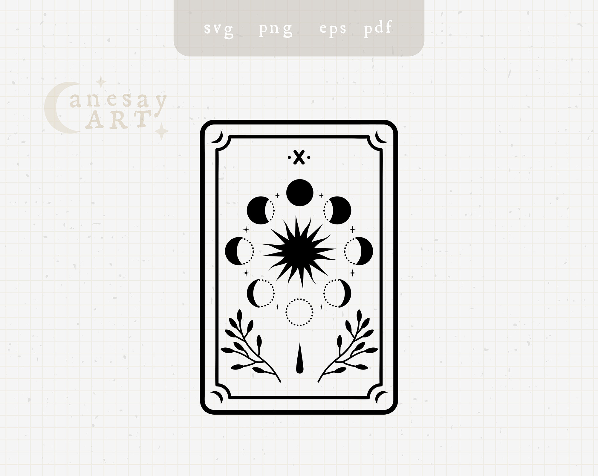 Tarot Card Svg Wheel of Fortune Tarot Card Svg File for Cricut Etsy