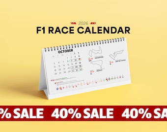 Calendrier de bureau du circuit de course de F1 | Calendrier de Formule 1 2026