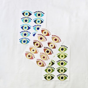 Evil Eye Art Print: Boho Nazar Wall Decor