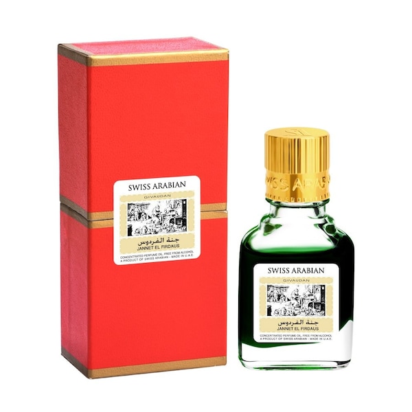 Swiss Arabian Jannet El Firdaus Original Concentrated Perfume Oil - 9ML Free Shipping Worldwide