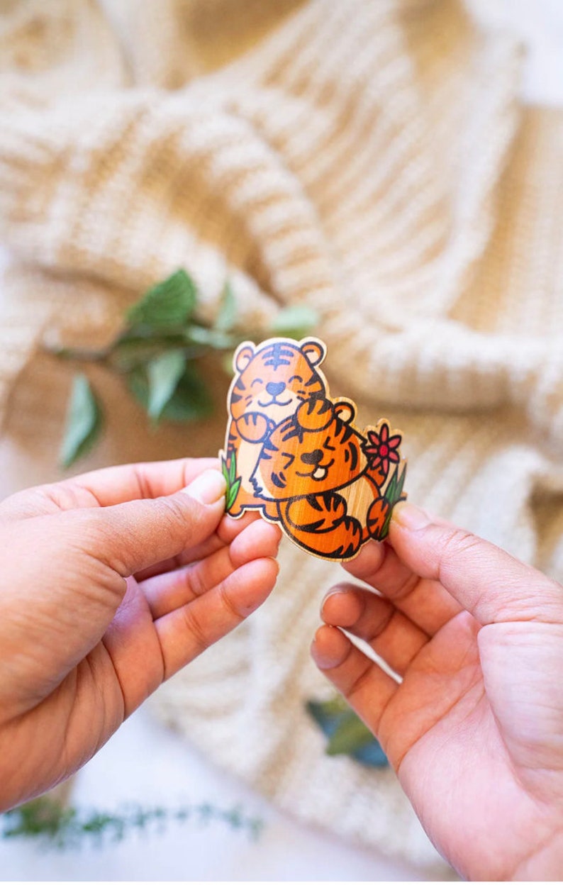 Zoo Animal Bamboo Sticker Set - Etsy