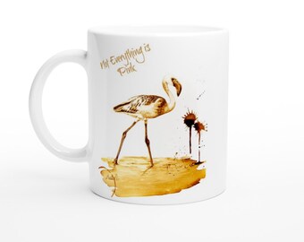 Sarcastic Flamingo Coffee Mug: Bird Lover Gift