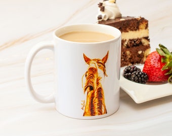 Horse coffee mug, Equestrian gifts, Horse whisperer, Cowboy mug, horse trainer gift, Aesthetic mug, Coffee art mug, Big sister gift,