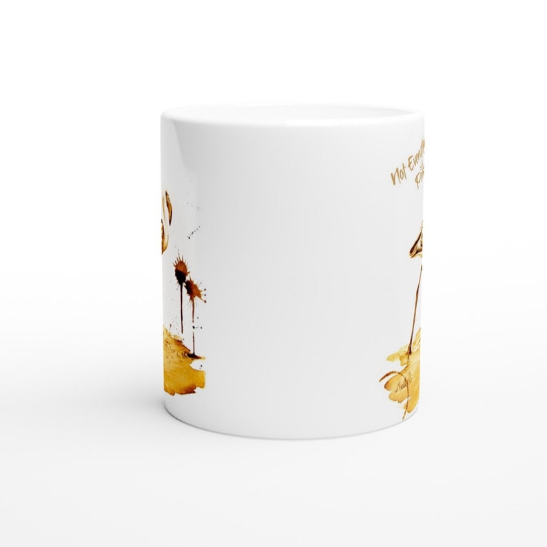 Flamingo mug, Sarcastic coffee mugs, Flamingo coffee cup, Flamingo gifts, bird lover, cool coffee mugs, Bird watching, Biology teacher gift image 4