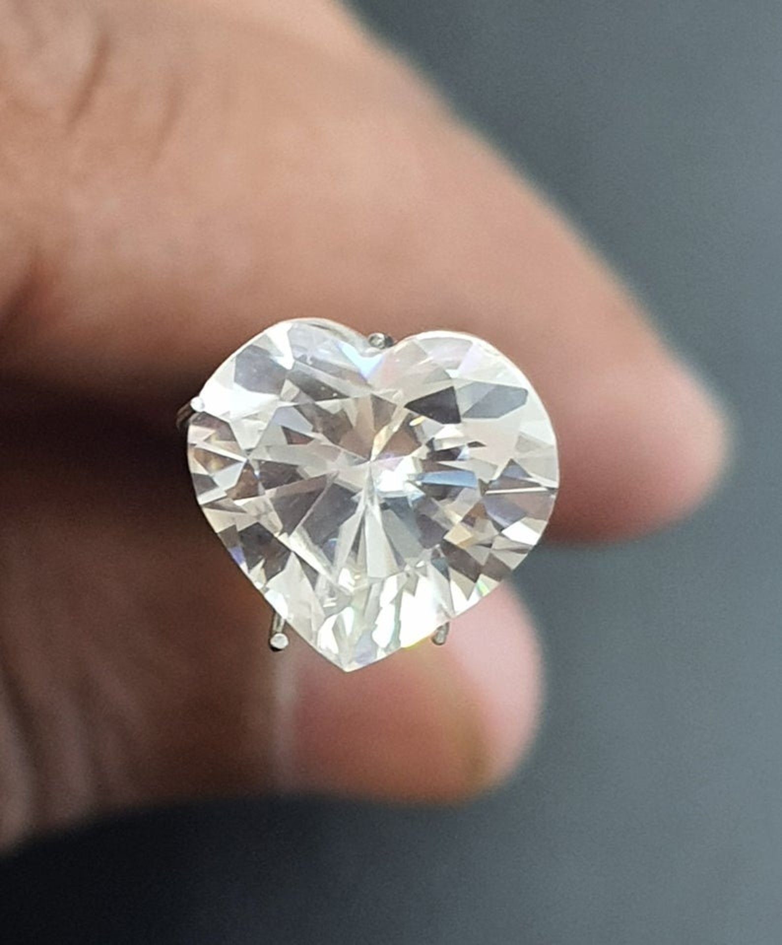 Lab Created Moissanite Cut Heart Cabochon 10x10x6 to 8x8x5 - Etsy