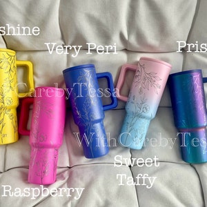 Engraved Simple Modern Stainless Steel Tumblers, many color options available! Including custom dyed colors!