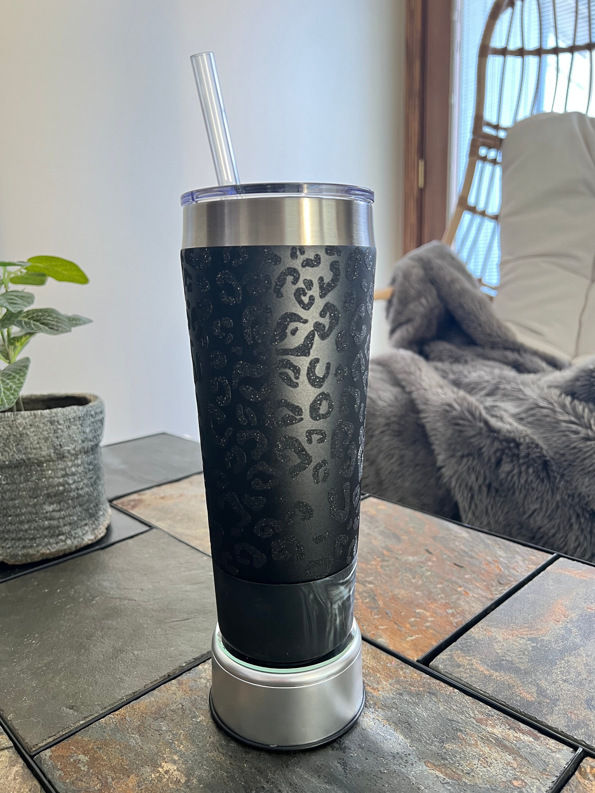 BruMate Era 40 oz Tumbler in Onyx Leopard