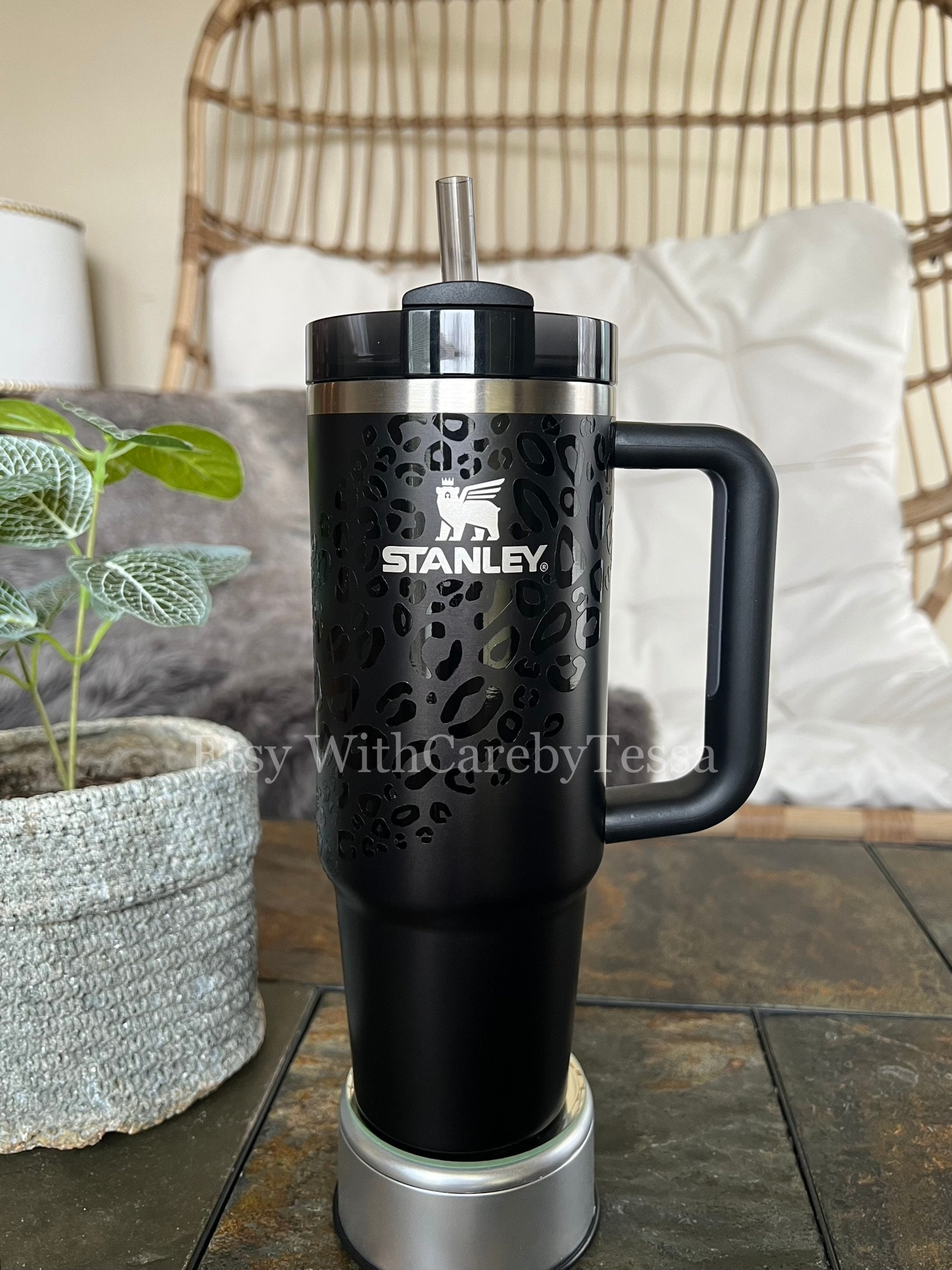 Customized Stanley Quencher H2.0 Flowstate Travel Tumbler Mug, 40