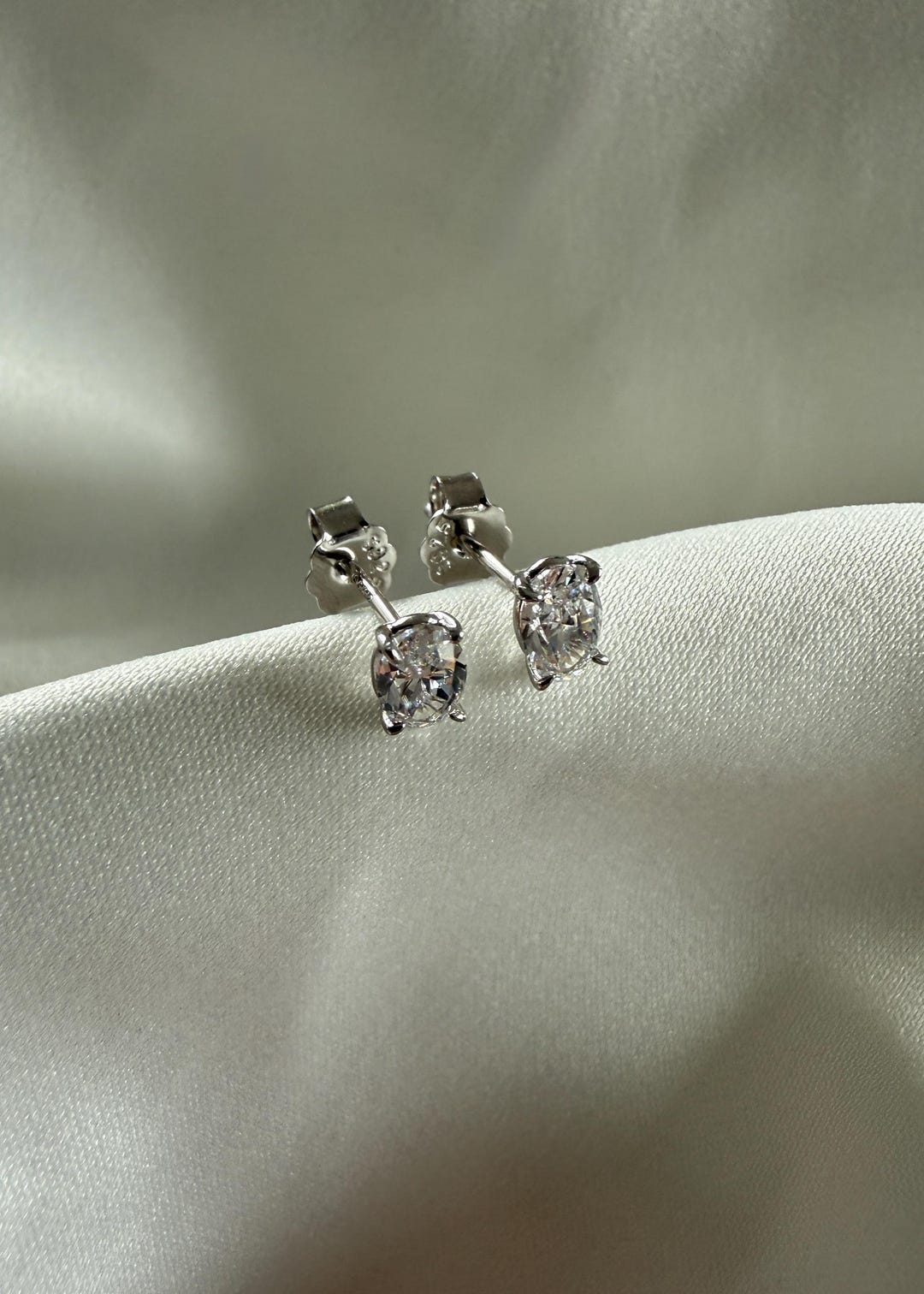 Orecchini A Perla In Argento 925 Con Zirconi, 10 Mm, 32 Mm Lunghezza, Ipoallergenici, Con Confezione Regalo