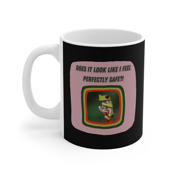 Frightened Frog Mug 11oz