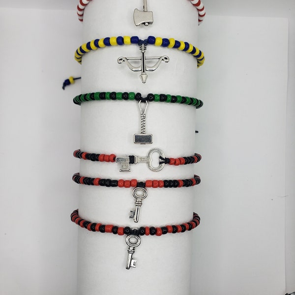 Elegua,eshu,oggun, ochosi,shango ,yemaya,charm bracelets