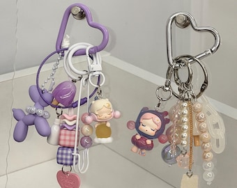 Adorno de calabaza con forma de panda: Accesorio hecho a mano para bolso, mochila y bolso tote.