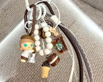 Porte-clés Pop Bean : breloques pour sacs, téléphones et autres objets artisanaux