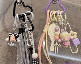 手作りスカルパンダキーホルダー - Etsy 日本