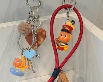 Twinkle Pop Bean Charm: Handmade Bag Charms, Phone Charms, Key Chains